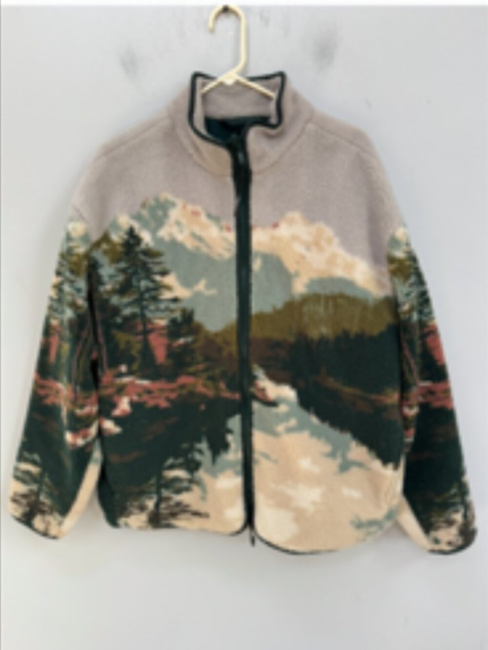 Woolrich Faux Shearling Zip Up Jacket in Medium - Picture 4 of 6
